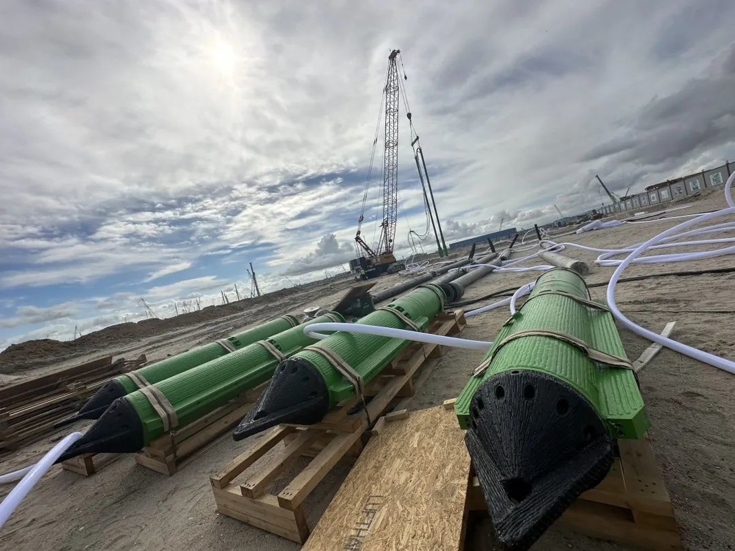 Pile Driver Vibro Compaction Ground Improvement Pile Vibroflotation 180kw For Soft Soil Ground