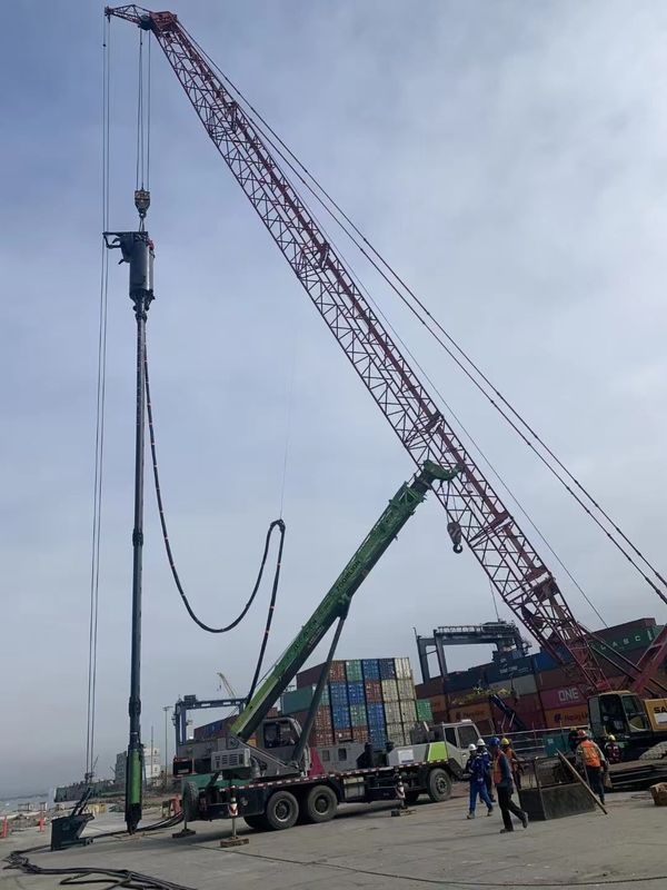 Προσαρμοσμένο μέγιστο βάθος κάτω τροφοδοσίας Vibroflot Inverter Drive Control για το Vibro Αντικατάσταση πέτρα στήλη