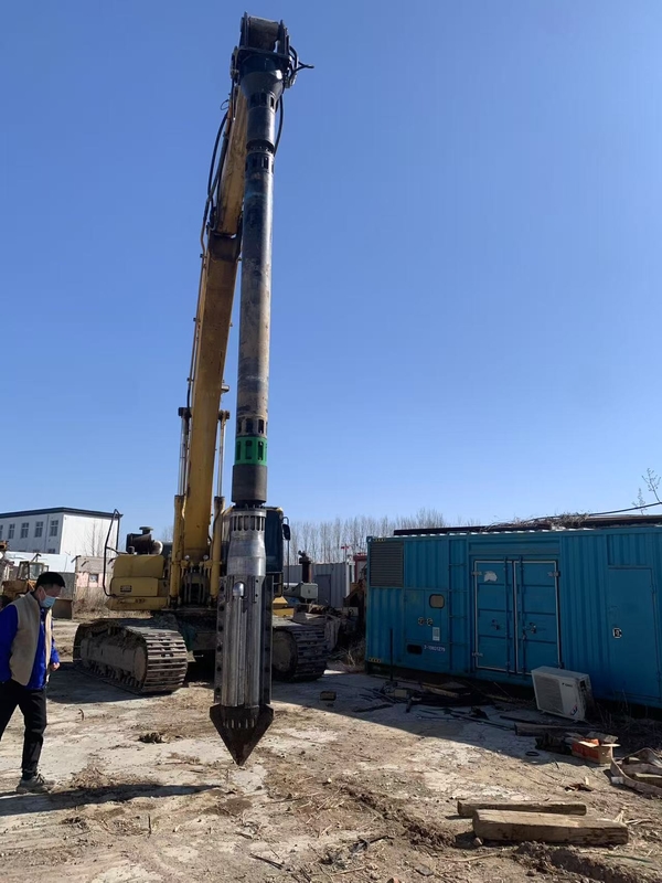 BVEM 2600 R/Min Ταχύτητα περιστροφής Υδραυλικός Vibroflot Κατασκευή σύνδεσης νερού-αέρας για τη βελτίωση του εδάφους