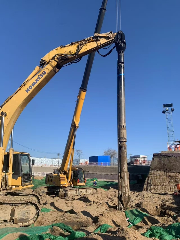 2150 mm Διάστημα δονητή 43 Hz Συχνότητα δονήσεων Υδραυλική ενέργεια Εξοπλισμός δονητή για δονήσεις