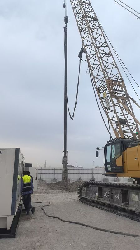 Κίνα κατασκευαστής 176kW ενεργειακή συσκευή Vibroflotation συσκευή γεώτρησης εξοπλισμένη με κοινό υδραυλικό σύστημα ενέργειας