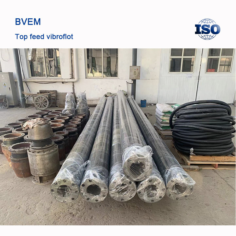 Εξοπλισμός Vibroflot εξωτερικής διαμέτρου 426 mm για εγκατάσταση χαλύβδινων πασσάλων και εργασίες θεμελίωσης