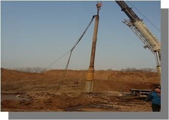 Εξοπλισμός Vibroflot, Δονητική Ισχύς 105kW και Μήκος 3445 mm για Απόδοση