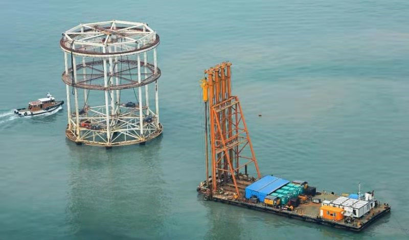 Παράκτια Vibroflotation πέτρινη στήλη 1800 περιστροφών/λεπτό Bvem για τη μεταχείρηση του μαλακού εδαφολογικού στρώματος
