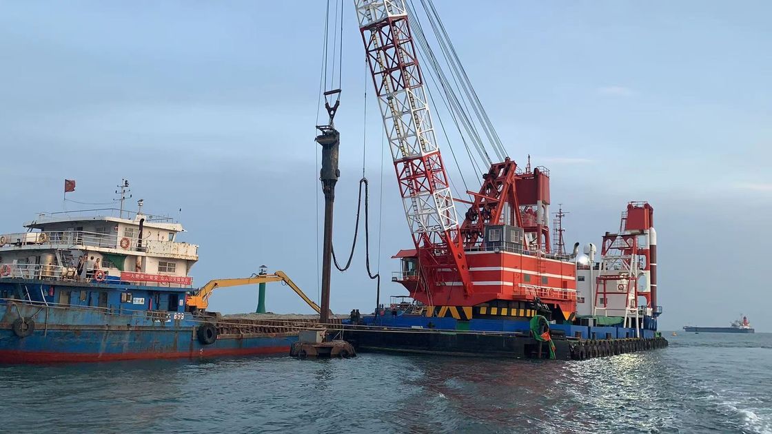 Παράκτια κατασκευή Vibroflot κατώτατων τροφών για τη λιμενική λεκάνη πρόγραμμα καναλιών 200000 τόνου