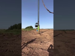 Σύστημα Vibroflot κατώτατων τροφών στην ξηρά μέθοδο νησιών αποκατάστασης