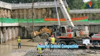 Ισχυρός εξοπλισμός Vibroflot για Βελτίωση Εδάφους